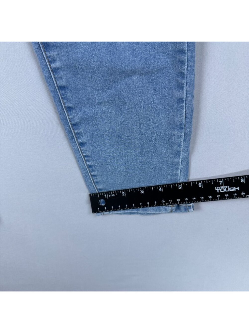 Curve Appeal Skinny Jeans High Rise Womens Size 10/30 Light Wash Stretch - Picture 10 of 11